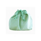 巾着袋（ランチケース） ギンガム 緑